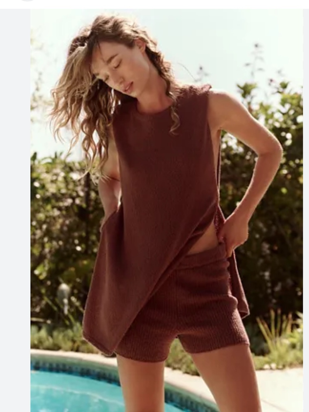 Free People Miranda Sweater Set Mocha S